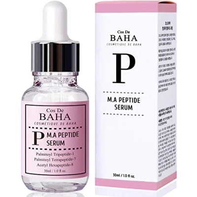 Image of Cos De BAHA Peptide Serum 30ml w Matrixyl 3000 &amp; Argireline Korean Skin Care for Anti Wrinkles