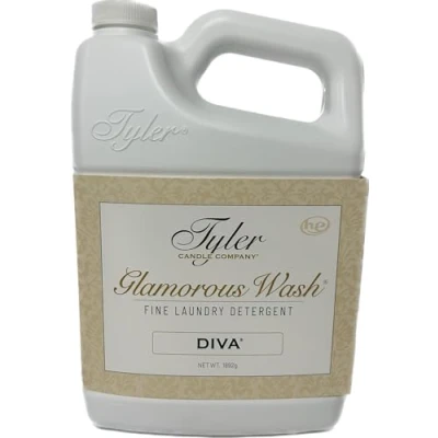 Image of Tyler Glam Wash Laundry Detergent, Diva, Liquid, 64 Fl Oz (Half Gallon) HE Safe