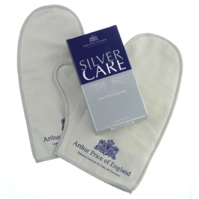 Image of Arthur Price Silver Care Pair Of Impregnated Polishing Mitts