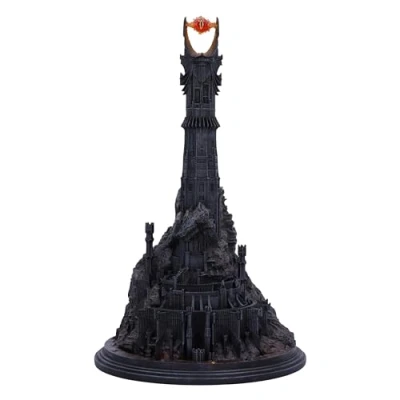 Image of Nemesis Now Lord of the Rings Barad Dur Backflow Incense Burner 26.5cm, Resin, Black, Officially Licensed Sauron™ Merchandise, Cast in Finest Expertly Hand Painted
