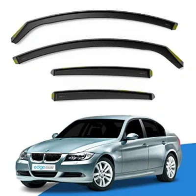Image of EdgeVisors Wind Deflectors Set Fits: BMW 3 Series E90 2005 2012 4 Door Saloon 4pc