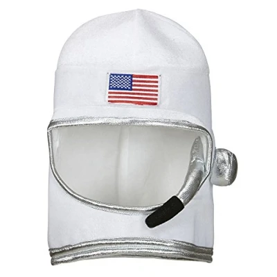 Image of WIDMANN Adults white Astronaut helmet. Perfect for world book day, halloween, carnival or birthday party.