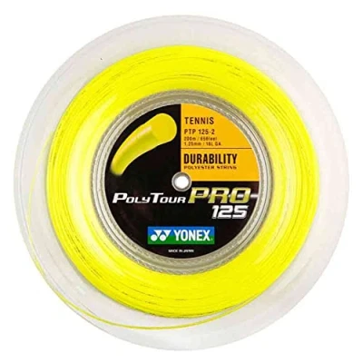 Image of Yonex Poly Tour Pro String Reel Yellow, 1.2 mm