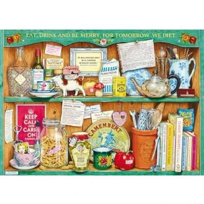 Image of Ravensburger The Cook&#039;s Cabinet 1000 Piece Jigsaw Puzzles for Adults and Kids Age 12 Years Up