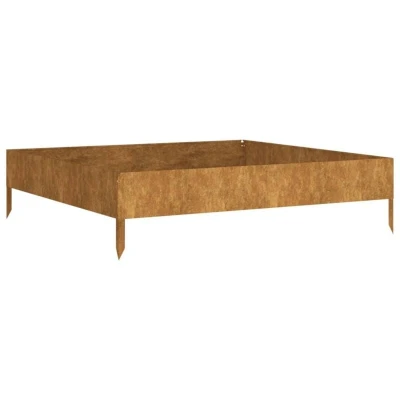 Image of vidaXL Garden Raised Bed 100x100x26 cm Corten Steel