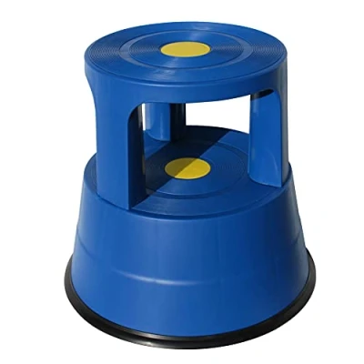 Image of SecureFix Direct Kick Stool Step 150KG (Kickalong Rolling Safety Platform Blue)