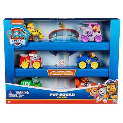Image of Paw Patrol: Pup Squad Racers, 6 Piece Vehicle Gift Set, Kids’ Toys for Boys &amp; Girls Aged 3 and Up
