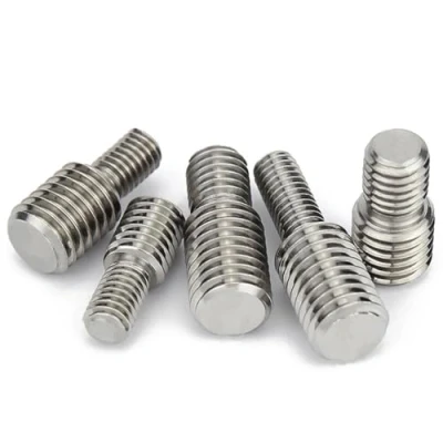 Image of 5pcs 304 Stainless Steel Thread Adapter Male to M3 M4 M5 M6 M8 M10 M12 M14 M16 M20 Double Head Transfer Screw Bolt Full (Color : 5Pcs, Size M12x25 M14x25)