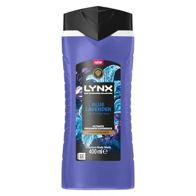 Image of Lynx Blue Lavender Body Wash for men 400 ml