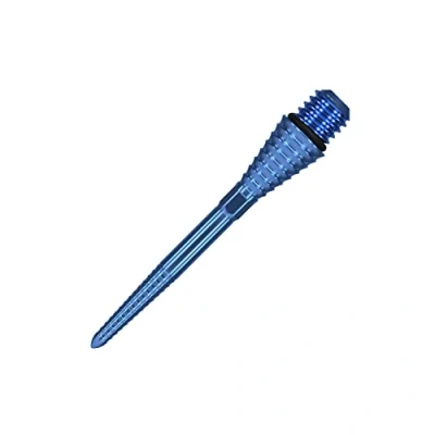 Image of Target Darts Conversion Point Swiss Grooved Blue 30mm Points Convert Soft Tip To Steel