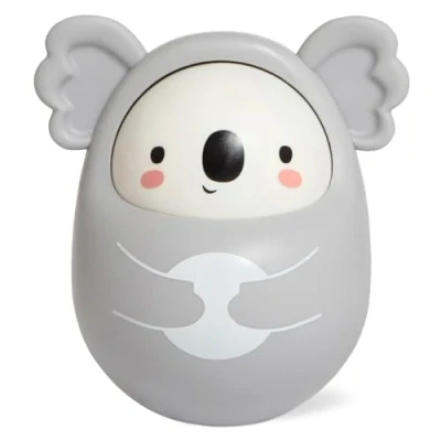 Image of MELARQT Tiger Tribe Roly Poly Koala Baby Toy For 3 Months +