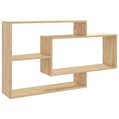 Image of vidaXL Wall Shelf Sonoma Oak 104x20x58.5 cm Engineered Wood