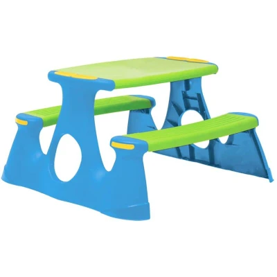 Image of vidaXL Picnic Bench for Children 89.5x84.5x48 cm Polypropylene