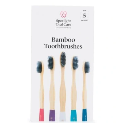 Image of Spotlight Oral Care Bamboo Toothbrush, 5 Count, 0.11 kg