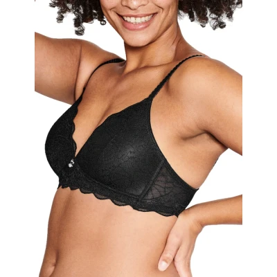 Image of Naturana Women&#039;s 5194 Padded Bra, Black, 32D