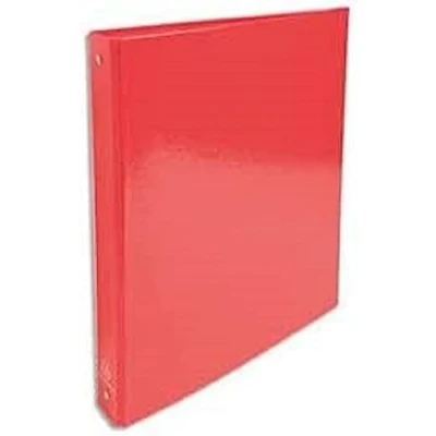 Image of Exacompta ref. 519295E 1 Iderama film coated rigid binder 4 round rings, diameter 30 mm Spine 40 External dimensions: 32 x 26 cm A4 file format Colour: red