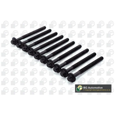 Image of 0204A5, 0204A510X, 0204A5x10 Cylinder Head Bolt Kit BGA BK3381 Male Torx 10 PEUGEOT: 206 Hatchback, 207 307 SW, CITROËN: C2 Hatchback