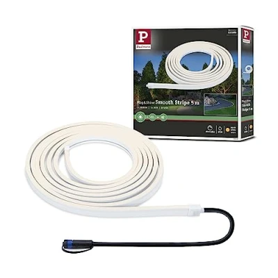 Image of Paulmann Plug &amp; Shine Smooth LED strip 3,000K 5 m