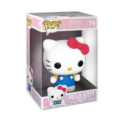 Image of Funko POP! Jumbo: Hello Kitty 50th Collectable Vinyl Figure Official Merchandise Toys for Kids &amp; Adults Anime Fans Model Collectors and Display