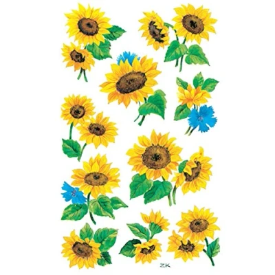 Image of Avery Zweckform 54103 Decoration Decal, Sunflowers 30 Stickers