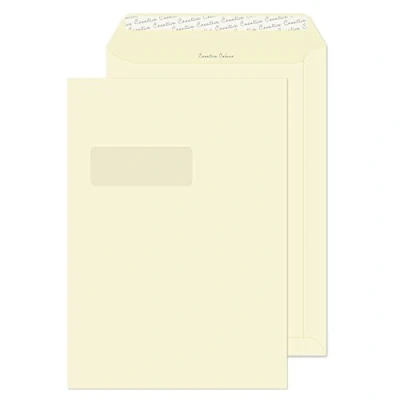 Image of Blake Envelopes Creative Colour 953W Versandtasche Haftklebung Mit Fenster Streichrahm C4 229 x 324 mm 120 g/m² 250 Stück