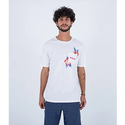 Image of Hurley Men&#039;s Evd Halekulani Pkt T Shirt, H100, S UK