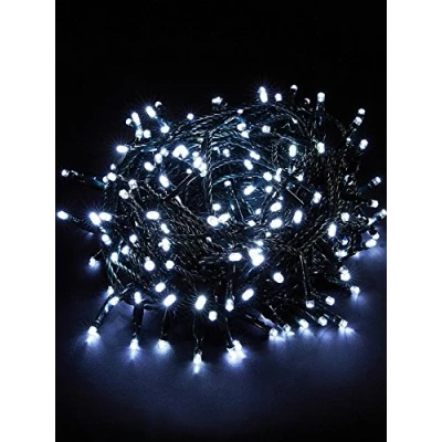 Image of Best Artificial 500 Bright White 50m/165ft Connectable Outdoor battery powered String Lights LED Waterproof 8 Multi Function with Timer Garden Party Fairy