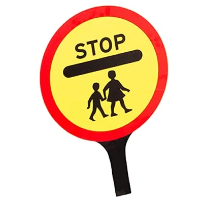 Image of PRETEND TO BEE Unisex Kid&#039;s Road Crossing Patrol Sign, Fancy Dress Costume Accessory, Multi Coloured, 18+ Months