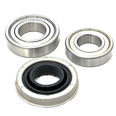 Image of SPARES2GO Drum Bearing &amp; Oil Seal Kit for Hotpoint Washing Machines (6206Z 6207RS 35mm)