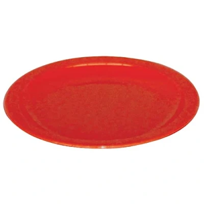Image of Olympia Kristallon Polycarbonate Plate Red 230mm 9&quot; (Box 12)