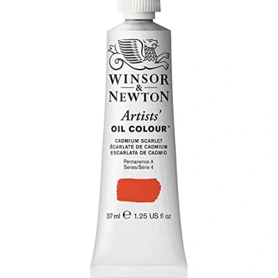 Image of Winsor &amp; Newton 37ml Artists&#039; Oil Colour Cadmium Scarlet
