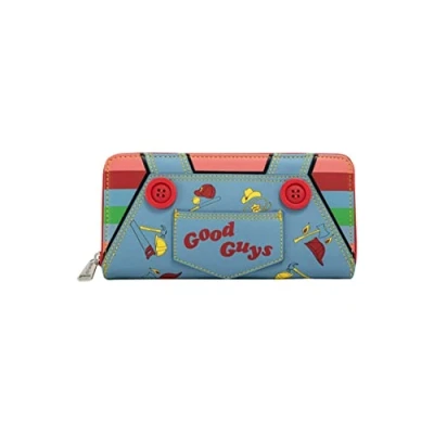 Image of Loungefly 196568 Childs Play Chucky Cosplay Zip Wallet