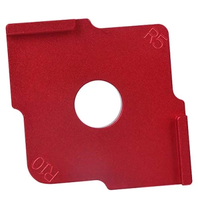 Image of Radius Jig Router Templates Aluminum Alloy Corner Routing Corners Engraving Machine Accessories for Handheld Edge Trimmer R5 R10