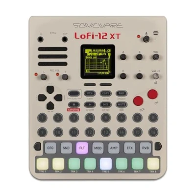 Image of Sonicware Lofi 12 XT Limited Retro Color [Low res Digitized Sampler] 12/24kHz Early Digital Sound Sampling+12 bit Sampler mode, Compact/Lightwight/Battery powered《Try Now, Intro Deal!》