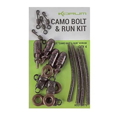 Image of Korum Camo Bolt &amp; Run Kit (4pcs) Terminal tackle
