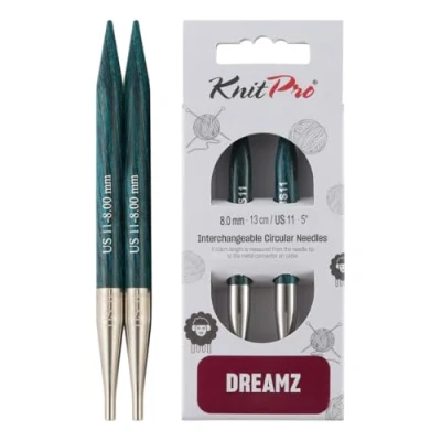 Image of KnitPro Dreamz Interchangeable Needles (Normal) 5&quot; (13cm) US Size 11 (8mm)