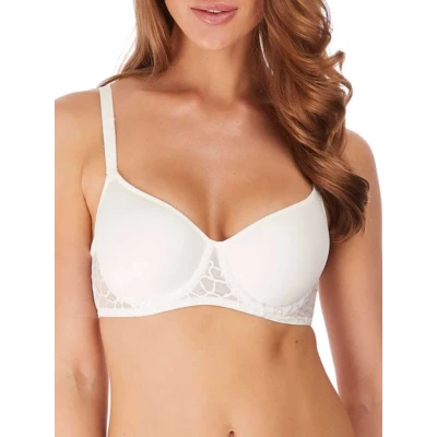 Image of Wacoal Lisse Moulded Spacer Bra Frappe Beige 36D
