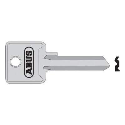 Image of Abus 85/50 50mm +60 Right Hand Key Blank ABUKB02703
