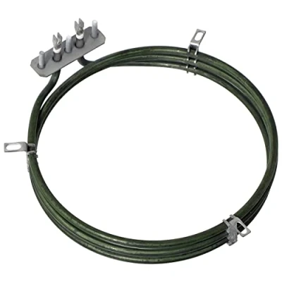 Image of Spares2go Right Hand Fan Oven Element compatible with Rangemaster RC1090 Cooker (3000W)