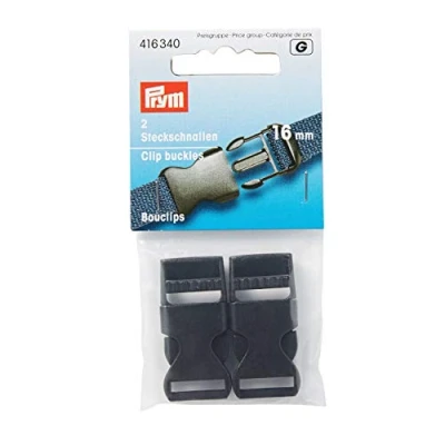 Image of Prym Clip Buckle, Black, One Size