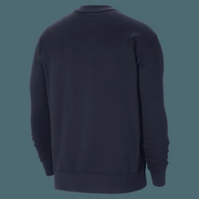 Image of NIKE Boy&#039;s Y Nk Flc Park20 Crew Sweatshirt, Obsidian/White, 13 15 Years UK