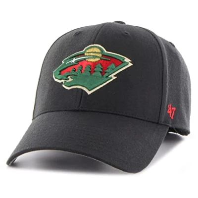 Image of 47 Brand Adjustable Cap MVP Minnesota Wild black