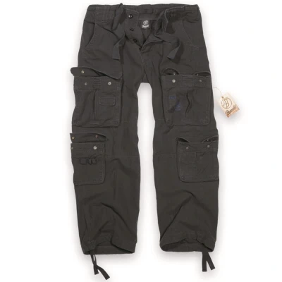 Image of Brandit PURE Vintage Cargo trousers, Men&#039;s, Size: 7XL, Black