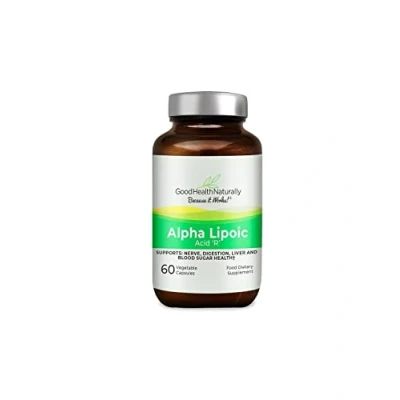 Image of Alpha Lipoic Acid R Antioxidant Health Supplement 60 Vegetable Capsules Good Naturally