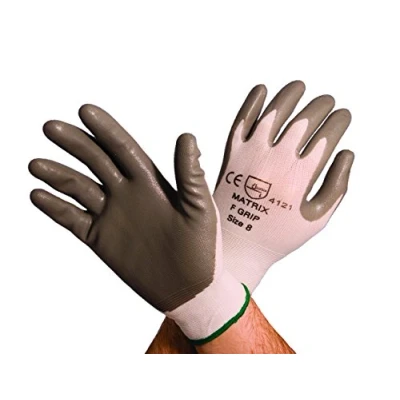 Image of Polyco Matrix F Grip Grey Glove, Size 8