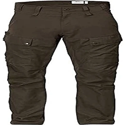 Image of Fjallraven Lappland Hybrid Trousers M Sport Dark Olive, 50