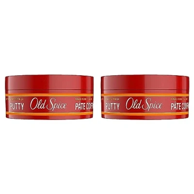 Image of Old Spice Hair Styling Putty for Men, 2.22 Oz, Twin Pack, ounces