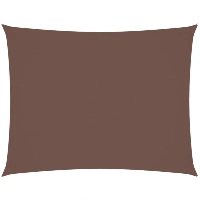 Image of vidaXL Sunshade Sail Oxford Fabric Rectangular 4x5 m Brown