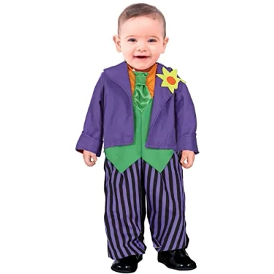 Image of FIESTAS GUIRCA Charming Crazy Buffoon Baby Fancy Dress Halloween Kids Costume Boy Age 18 24 Months