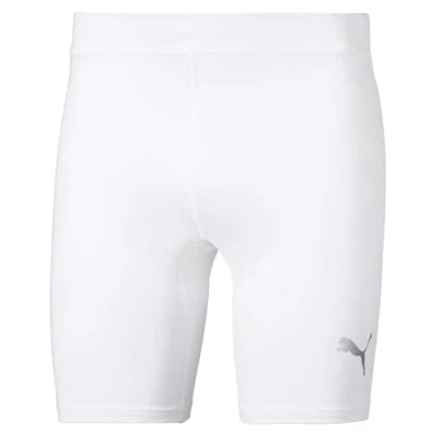Image of PUMA Men&#039;S Liga Baselayer Short Tight Pants, White, Large